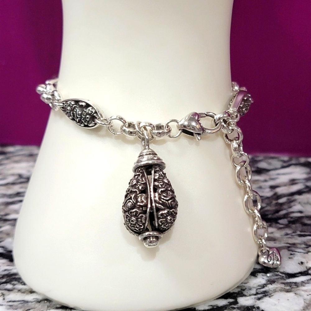 Brighton Retired Cascading Teardrop Charm Bracele… - image 1